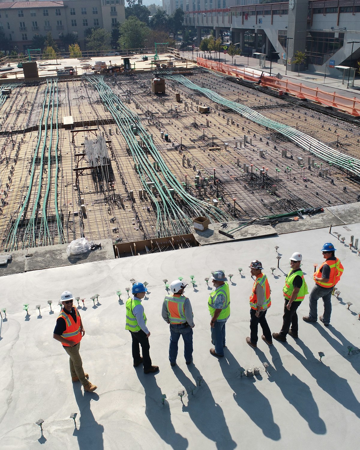 MCRAU project manager on a Perth building site